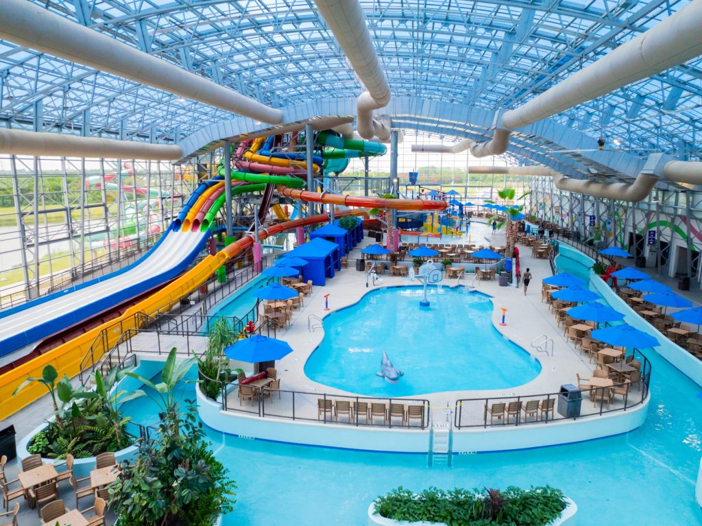 First Major Milestone as the Record-Breaking Grand Prairie Waterpark Reaches for the Sky with an OpenAire Roof featured image