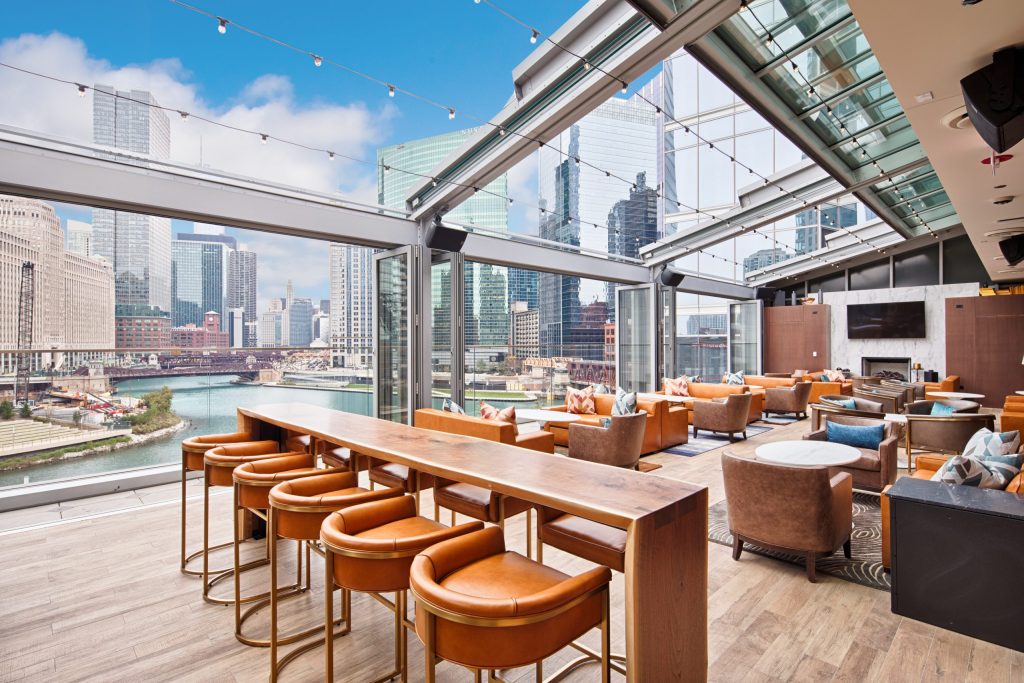 Completed rooftop enclosure for brand-new Gibsons Restaurant Group at River Point featured image