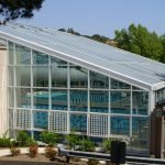 OpenAire's retractable roof over the pool at Rossmore Community Center in Walnut Creek, California.