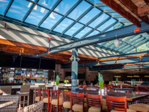 The Crooked Cue Restaurant retractable roof