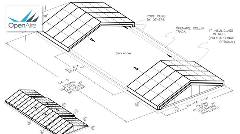 Double Slope Skylights, Bi-Part Opening featured image